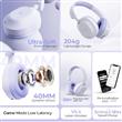 Auriculares inalámbricos Havit H668BT ANC Bluetooth Gamer Purple